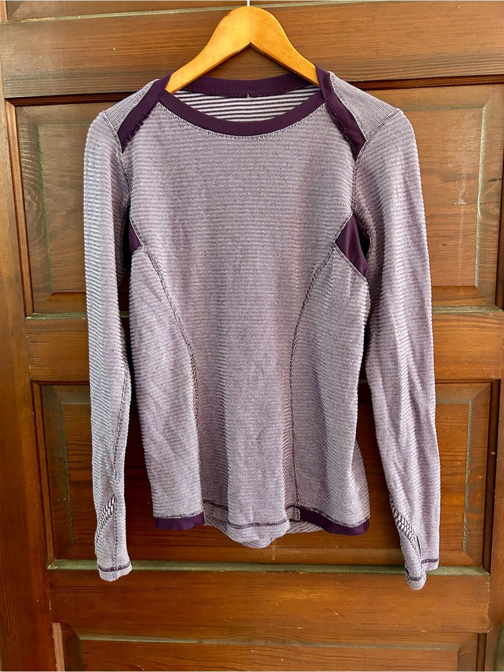 lululemon athletica Base Runner in Lavender Textured Long Sleeve Top - Picture 7 of 11